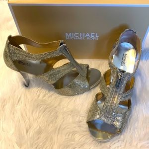 Michael Kors Berkeley T Strap High Heels-Formal